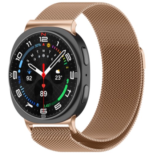 Ремешок для смарт-часов Armorstandart Milanese Magnetic Samsung Watch 8 / 8 Classic (20x113 mm) Rose Gold (ARM87360) Ремешок для смарт-часов Armorstandart Milanese Magnetic Samsung Watch 8 / 8 Classic (20x113 mm) Rose Gold (ARM87360)