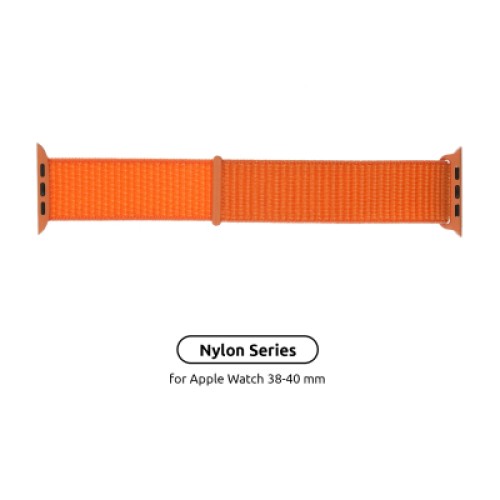 Ремешок для смарт-часов Armorstandart Nylon Band для Apple Watch 42 (Series 10)/41/40/38 Orange C (ARM57848) Ремешок для смарт-часов Armorstandart Nylon Band для Apple Watch 42 (Series 10)/41/40/38 Orange C (ARM57848)