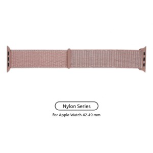 Ремешок для смарт-часов Armorstandart Nylon Band для Apple Watch 49/46/45/44/42 (Series 1-3) Pink Sand (ARM56052)