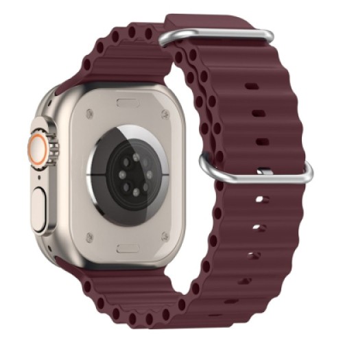 Ремешок для смарт-часов Armorstandart Ocean Band для Apple Watch 42 (Series 11-10)/41/40/38 Wine Red (ARM74241) Ремешок для смарт-часов Armorstandart Ocean Band для Apple Watch 42 (Series 11-10)/41/40/38 Wine Red (ARM74241)