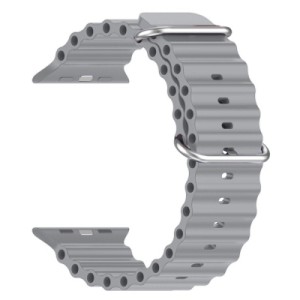 Ремешок для смарт-часов Armorstandart Ocean Band для Apple Watch 49/46/45/44/42 (Series 1-3) Cloudy Grey (ARM85141)