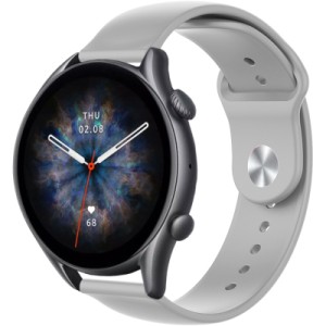 Ремешок для смарт-часов Armorstandart Silicone Watch Strap 22mm Light Grey (ARM80664)