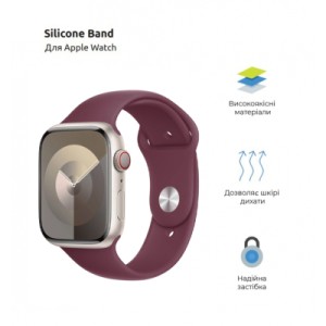 Ремешок для смарт-часов Armorstandart Sport Band (3 Straps) для Apple Watch 42 (Series 11-10)/41/40/38 Plum (ARM74258)