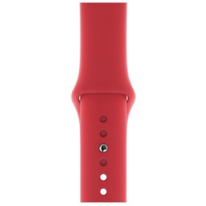 Ремешок для смарт-часов Armorstandart Sport Band (3 Straps) для Apple Watch 42 (Series 11-10)/41/40/38 Red (ARM49076)