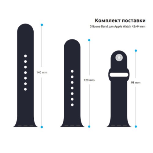 Ремешок для смарт-часов Armorstandart Sport Band (3 Straps) для Apple Watch 49/46/45/44/42 (Series 1-3) Dark Blue (ARM49070) Ремешок для смарт-часов Armorstandart Sport Band (3 Straps) для Apple Watch 49/46/45/44/42 (Series 1-3) Dark Blue (ARM49070)