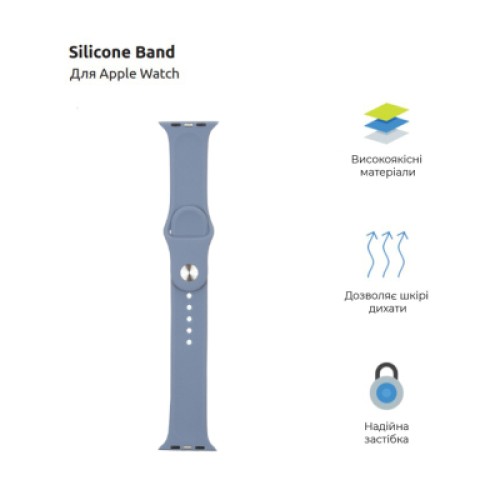 Ремешок для смарт-часов Armorstandart Sport Band (3 Straps) для Apple Watch 49/46/45/44/42 (Series 1-3) Lavender Grey (ARM57870) Ремешок для смарт-часов Armorstandart Sport Band (3 Straps) для Apple Watch 49/46/45/44/42 (Series 1-3) Lavender Grey (ARM57870)