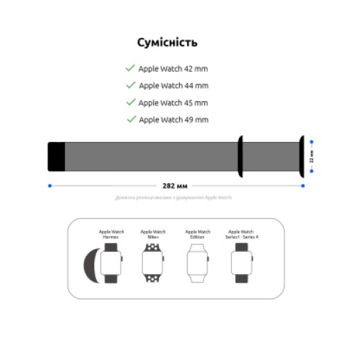Ремешок для смарт-часов Armorstandart Sport Band (3 Straps) для Apple Watch 49/46/45/44/42 (Series 1-3) Yellow (ARM49073) Ремешок для смарт-часов Armorstandart Sport Band (3 Straps) для Apple Watch 49/46/45/44/42 (Series 1-3) Yellow (ARM49073)