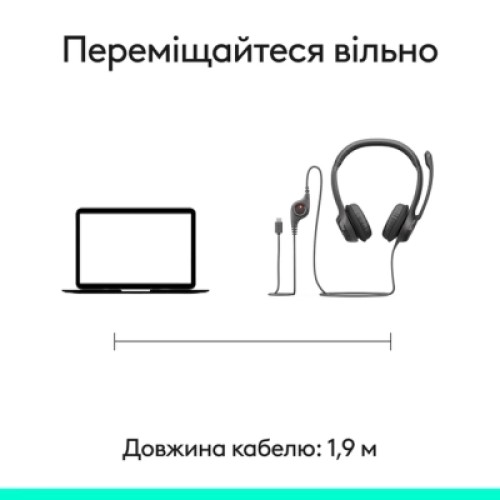 Наушники Logitech H390 USB-C Midnight Black (981-001576) Наушники Logitech H390 USB-C Midnight Black (981-001576)