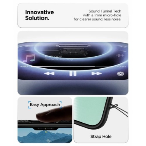 Чехол для мобильного телефона Spigen Liquid Air iPhone 17 Air Matte Black (ACS10302)