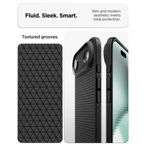 Чехол для мобильного телефона Spigen Liquid Air iPhone 17 Air Matte Black (ACS10302)