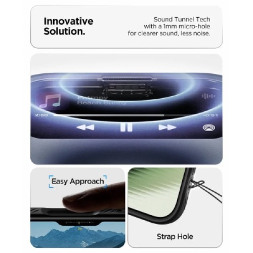 Чехол для мобильного телефона Spigen Liquid Air iPhone 17 Matte Black (ACS10369)