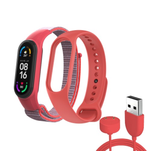 Ремешок для фитнес браслета Armorstandart комплект 3шт Xiaomi Mi Band 7/6/5 New Style Red (ARM77038) Ремешок для фитнес браслета Armorstandart комплект 3шт Xiaomi Mi Band 7/6/5 New Style Red (ARM77038)