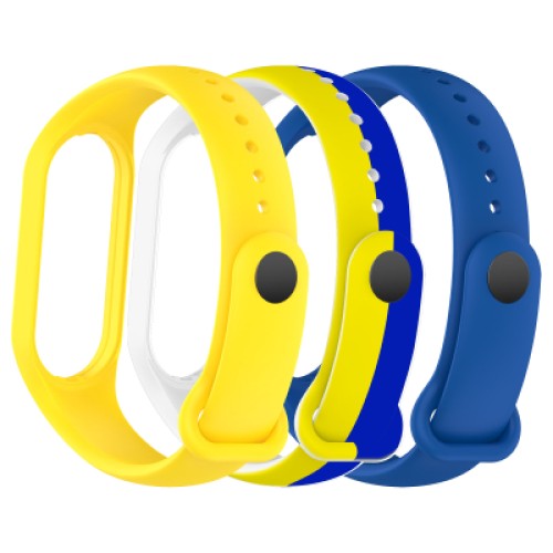 Ремешок для фитнес браслета Armorstandart комплект 3шт Xiaomi Mi Band 7/6/5 New Style Ukraine (ARM75053) Ремешок для фитнес браслета Armorstandart комплект 3шт Xiaomi Mi Band 7/6/5 New Style Ukraine (ARM75053)