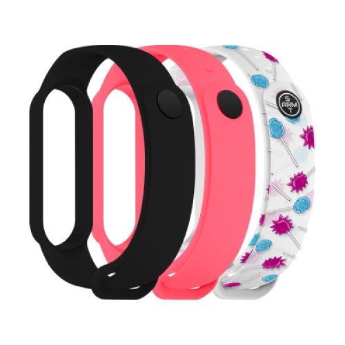 Ремешок для фитнес браслета Armorstandart комплект 3шт Xiaomi Mi Band 7/6/5 RM Candy (ARM77049) Ремешок для фитнес браслета Armorstandart комплект 3шт Xiaomi Mi Band 7/6/5 RM Candy (ARM77049)