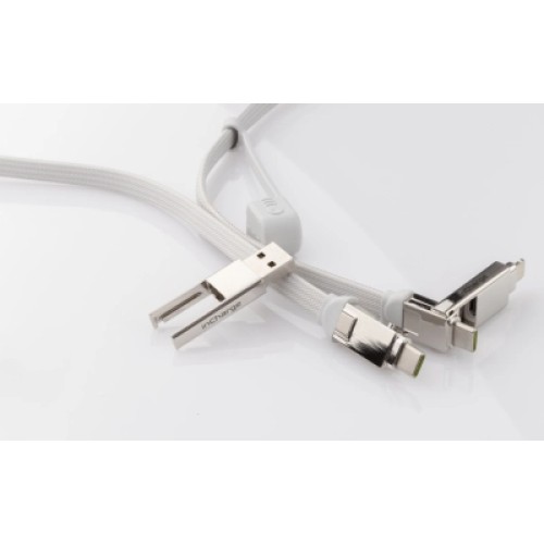 Дата кабель 6in1 inCharge XL 2.0m white Rolling Square (XLM02R) Дата кабель 6in1 inCharge XL 2.0m white Rolling Square (XLM02R)