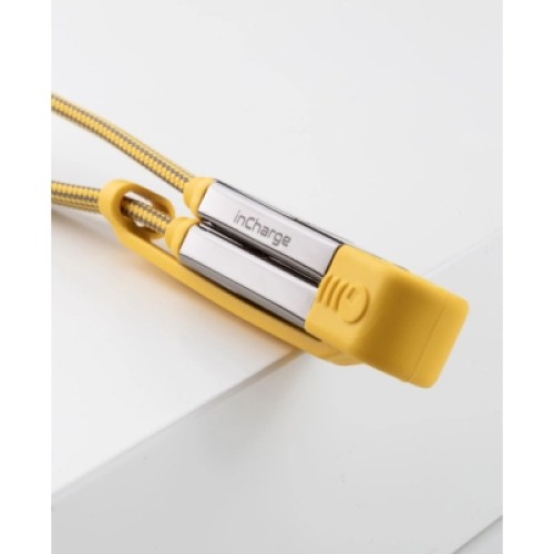 Дата кабель 6in1 inCharge XL 2.0m yellow Rolling Square (XLM03R) Дата кабель 6in1 inCharge XL 2.0m yellow Rolling Square (XLM03R)