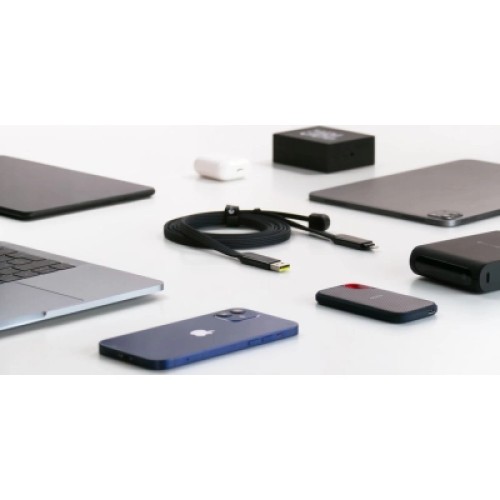 Дата кабель 6in1 inCharge XL 3.0m black Rolling Square (XLL01R) Дата кабель 6in1 inCharge XL 3.0m black Rolling Square (XLL01R)