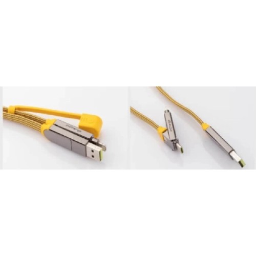 Дата кабель 6in1 inCharge XL 0.3m yellow Rolling Square (XLS03R) Дата кабель 6in1 inCharge XL 0.3m yellow Rolling Square (XLS03R)