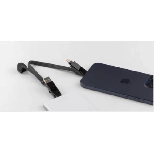 Дата кабель 6in1 inCharge XL 0.3m black Rolling Square (XLS01R) Дата кабель 6in1 inCharge XL 0.3m black Rolling Square (XLS01R)