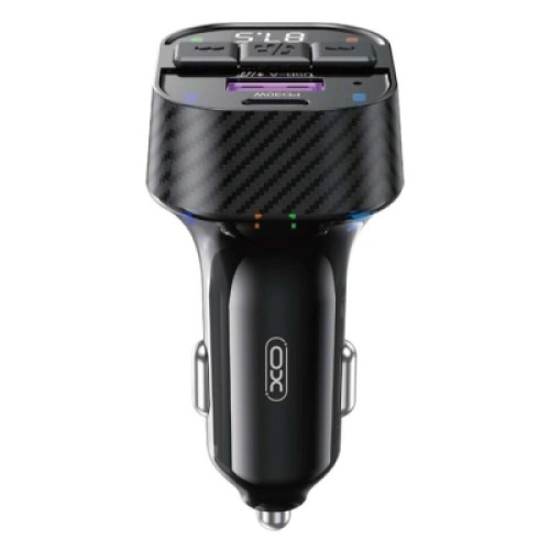 FM модулятор XO BCC17 Car Charger Smart Bluetooth Dual Port PD 30W Чорний (BCC17.black) FM модулятор XO BCC17 Car Charger Smart Bluetooth Dual Port PD 30W Чорний (BCC17.black)