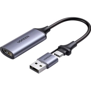Переходник USB/USB-C to HDMI 4K/60Hz UGREEN (40189)