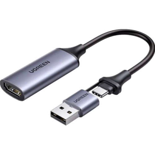 Переходник USB/USB-C to HDMI 4K/60Hz UGREEN (40189)