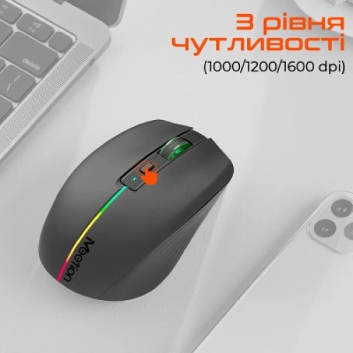 Мышка Meetion BTM002 Wireless/Bluetooth Black (MT-BTM002-A) Мышка Meetion BTM002 Wireless/Bluetooth Black (MT-BTM002-A)