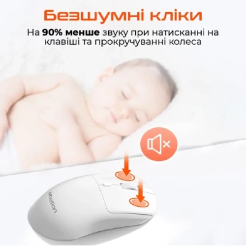 Мышка Meetion R546 Wireless White (MT-R546-B) Мышка Meetion R546 Wireless White (MT-R546-B)