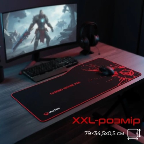 Коврик для мышки Meetion P100 Black/Red (MT-P100) Коврик для мышки Meetion P100 Black/Red (MT-P100)