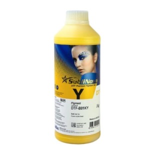Чернила InkTec Epson DTF Premium 1L, pigmented yellow (DTF-B01KY)