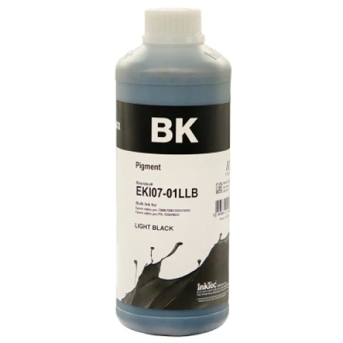 Чернила InkTec Epson LFP Pigment Light Black 1L (EKI07-01LLB)