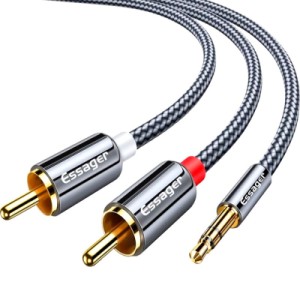Кабель мультимедійний 3.5mm M to 2xRCA M 5.0m Essager (EYPZJ-MYD0H)