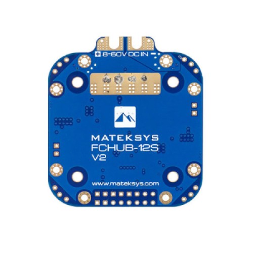 Плата распределения питания (PDB) MATEK FCHUB-12S (FCHUB12S) Плата распределения питания (PDB) MATEK FCHUB-12S (FCHUB12S)