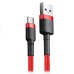 Дата кабель USB 2.0 AM to USB-C 0.5m 3A red Baseus (CATKLF-A09) Дата кабель USB 2.0 AM to USB-C 0.5m 3A red Baseus (CATKLF-A09)
