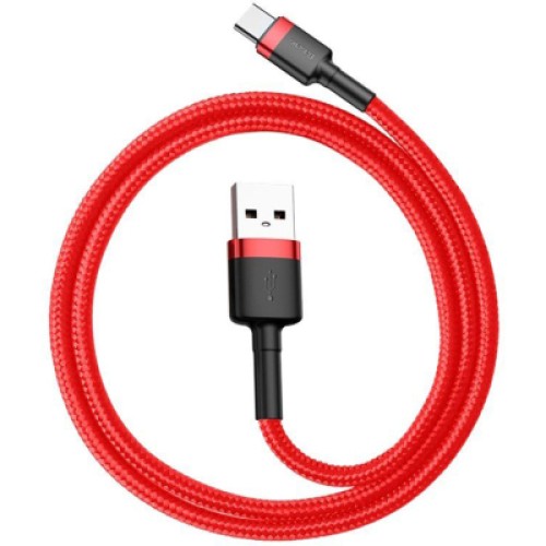 Дата кабель USB 2.0 AM to USB-C 0.5m 3A red Baseus (CATKLF-A09) Дата кабель USB 2.0 AM to USB-C 0.5m 3A red Baseus (CATKLF-A09)