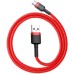 Дата кабель USB 2.0 AM to USB-C 0.5m 3A red Baseus (CATKLF-A09) Дата кабель USB 2.0 AM to USB-C 0.5m 3A red Baseus (CATKLF-A09)