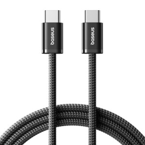 Дата кабель USB-C to USB-C 1.0m 100W (20V/5A) black Baseus (P10381400121-00)