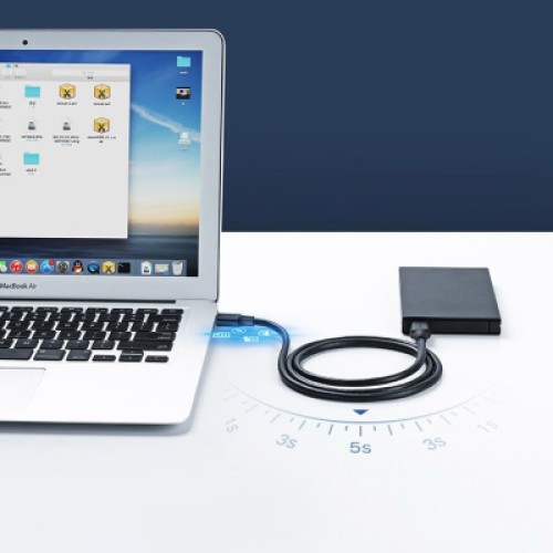 Дата кабель USB 2.0 AM/AM 1.0m black UGREEN (10309) Дата кабель USB 2.0 AM/AM 1.0m black UGREEN (10309)