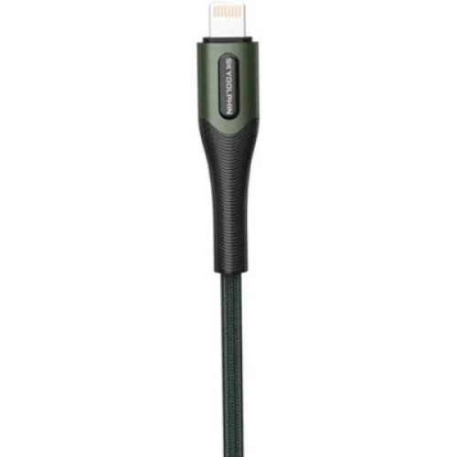 Дата кабель USB 2.0 AM to Lightning 1.0m 3A braided dark green SkyDolphin (USB-000580) Дата кабель USB 2.0 AM to Lightning 1.0m 3A braided dark green SkyDolphin (USB-000580)