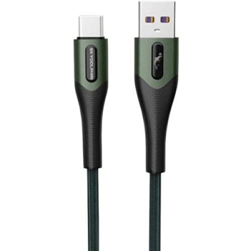 Дата кабель USB 2.0 AM to USB-C 1.0m 3A braided dark green SkyDolphin (USB-000582) Дата кабель USB 2.0 AM to USB-C 1.0m 3A braided dark green SkyDolphin (USB-000582)