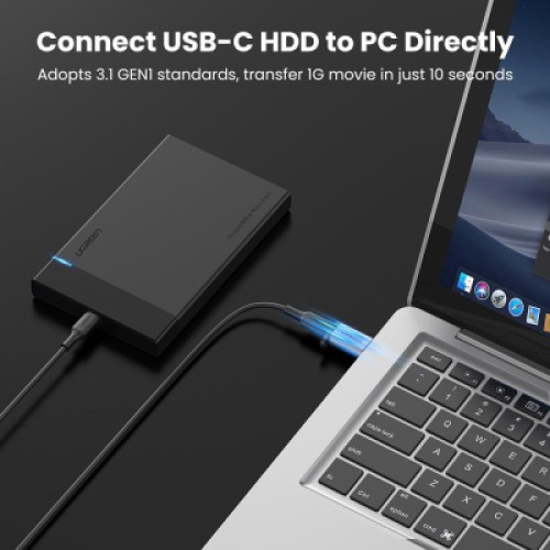 Переходник USB 3.0 AM to USB-C F gray UGREEN (50533) Переходник USB 3.0 AM to USB-C F gray UGREEN (50533)