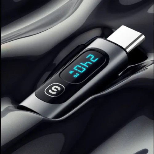 Переходник USB-C F to USB-C M digital display Essager (EZJTT-TX0G-P) Переходник USB-C F to USB-C M digital display Essager (EZJTT-TX0G-P)