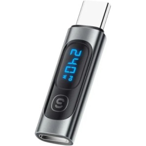 Переходник USB-C F to USB-C M digital display Essager (EZJTT-TX0G-P)