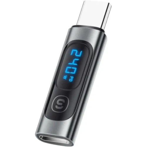 Переходник USB-C F to USB-C M digital display Essager (EZJTT-TX0G-P) Переходник USB-C F to USB-C M digital display Essager (EZJTT-TX0G-P)