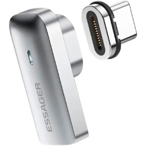 Переходник USB-C magnetic 20Gbps 4K 90° corner Essager (EZJCX-RJ0G)