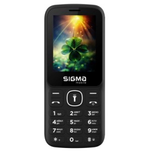 Мобильный телефон Sigma X-style 242 LUCKY Black (4827798792919)
