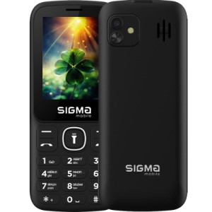 Мобильный телефон Sigma X-style 242 LUCKY Black (4827798792919)