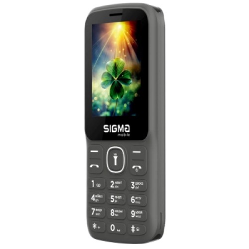 Мобильный телефон Sigma X-style 242 LUCKY Grey (4827798792926)