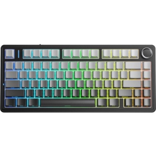 Клавиатура Aula F75 Gasket Reaper Switch Hot-Swap RGB Bluetooth/Wireless/USB UA Black/Grey (6948391209913)