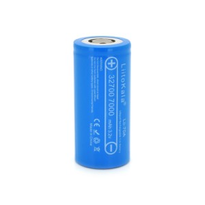 Акумулятор 32700 LiFePO4, 7000mah (6500-7000mah, 30A, 3.2V (2.5-3.65V), Blue, PVC Liitokala (32700 / Lii-70A)